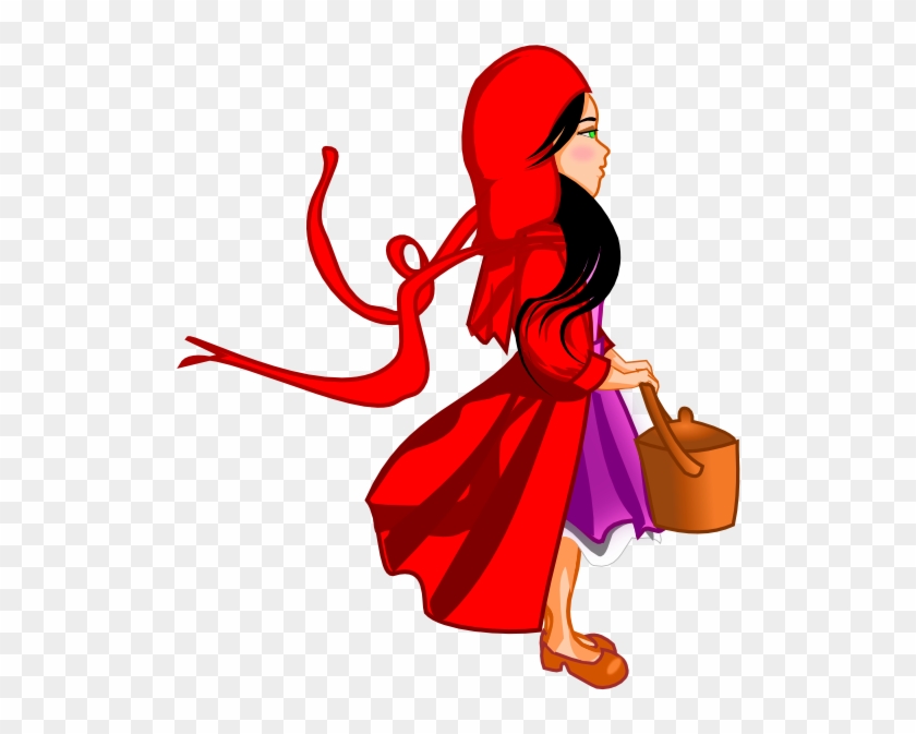 Red Hat Girl 555px - Little Red Riding Hood Gif Png Clipart #5787214