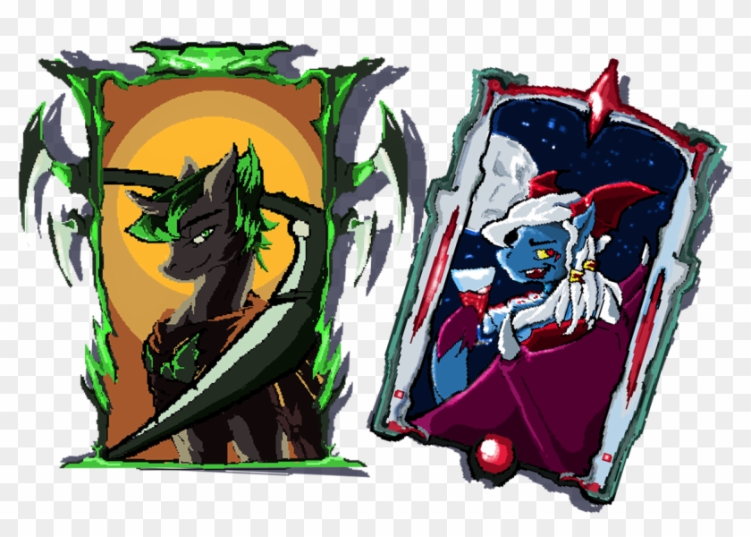 Daggerformle, Bat Pony, Blood, Card, Halloween, Holiday, - Illustration Clipart #5788735