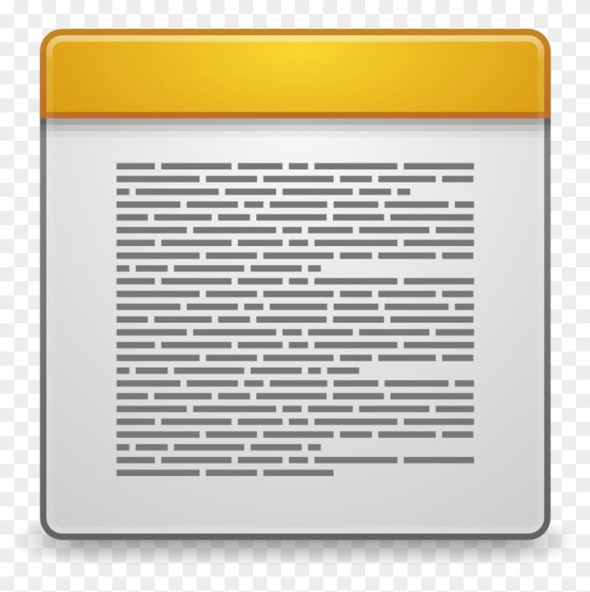 Apps Accessories Text Editor Icon - Editor Texto Icono Png Clipart #5788880