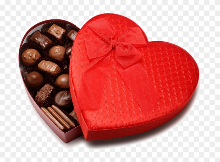 Heart Chocolate Png Download Image - Valentine's Day Chocolate Png Clipart