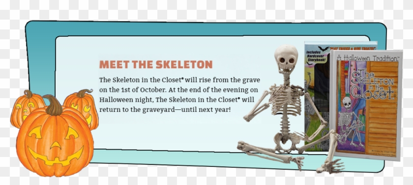 All October Long - Skeleton Clipart #5788975