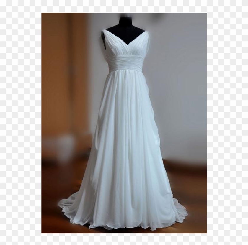 Wedding Dresses A-line, Wedding Dresses Chiffon, 2019 - Wedding Dress Clipart #5789093