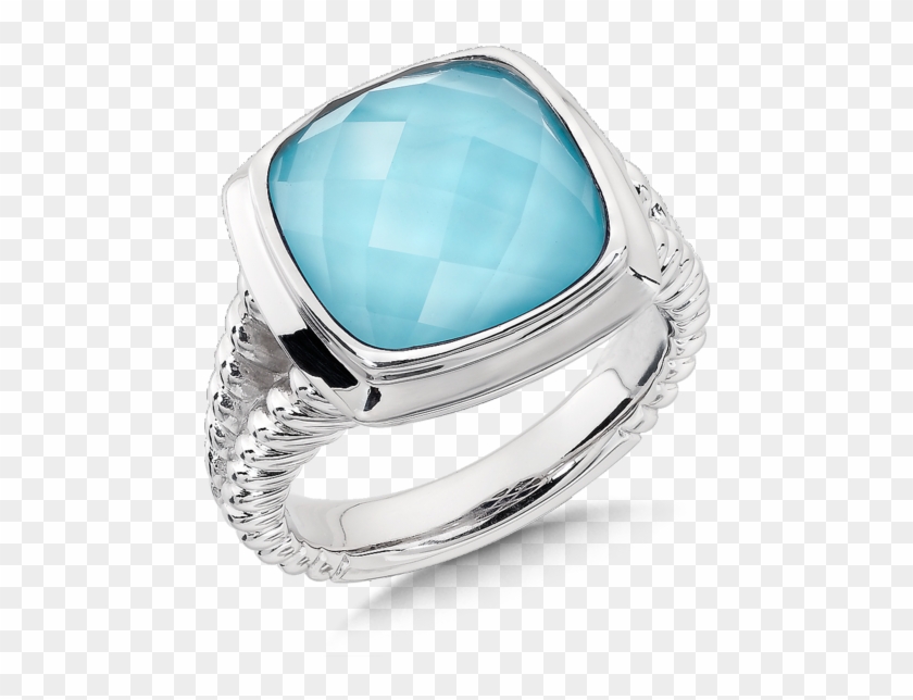 Turquoise Ring In Sterling Silver - Sterling Silver Lapis Ring Clipart #5789579