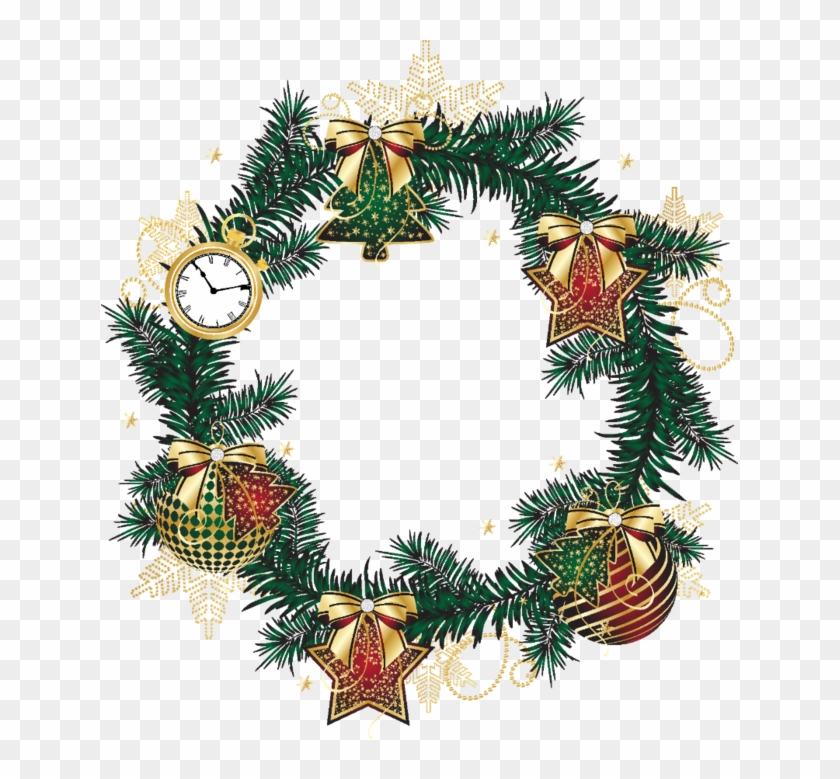 Mis Laminas Para Decoupage - Kerstkrans Png Clipart