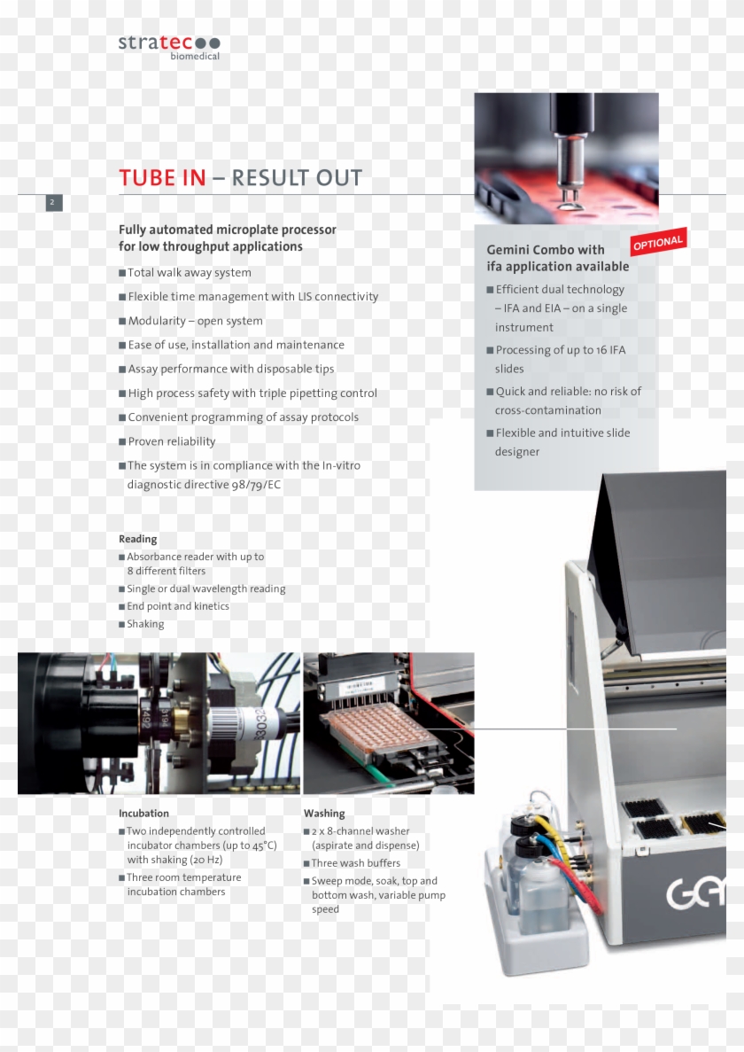 Stratec Instrumentation Gemini 201205-2 - Flyer Clipart #5789972