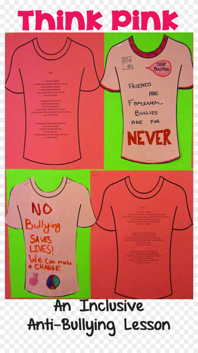 An Anti-bullying Resource - Pink Shirt Day Bulletin Board Idea Clipart