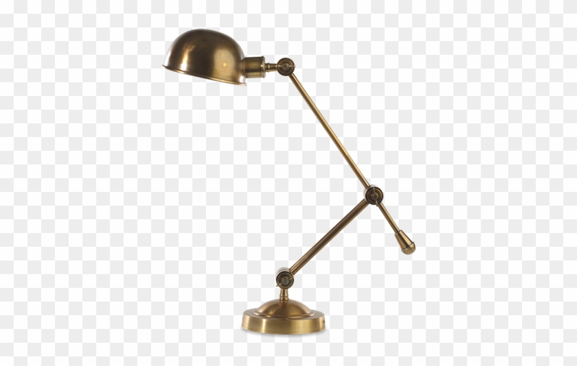 Small Odhi Antique Brass Desk Lamp - Lamp Clipart