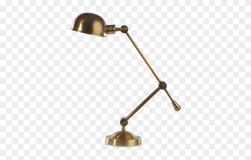 Small Odhi Antique Brass Desk Lamp - Lamp Clipart #5790934