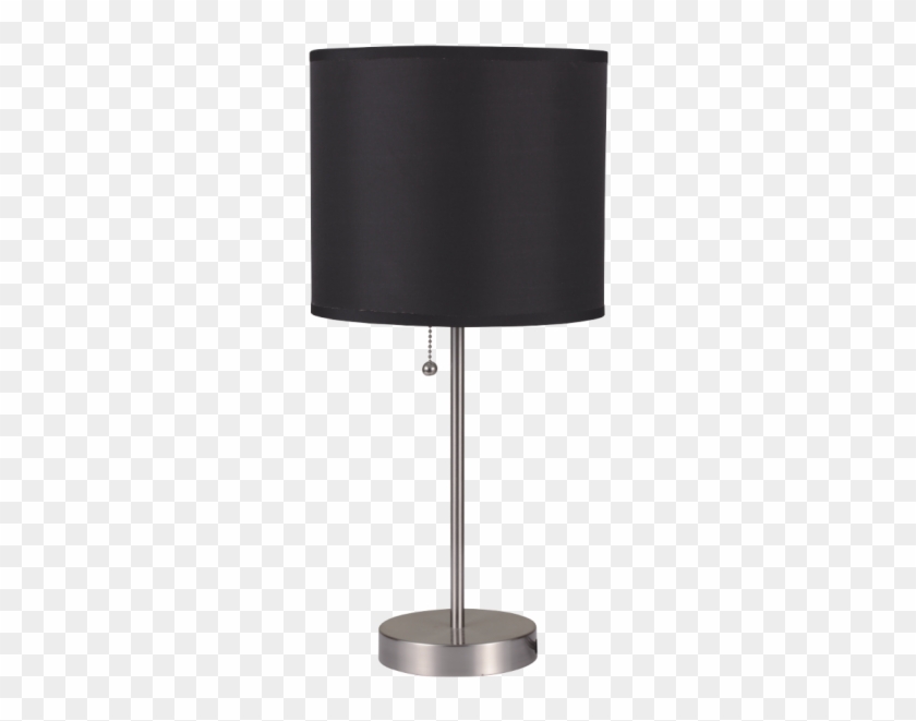 Brushed Steel Accent Table Desk Lamp - Lampshade Clipart #5791002