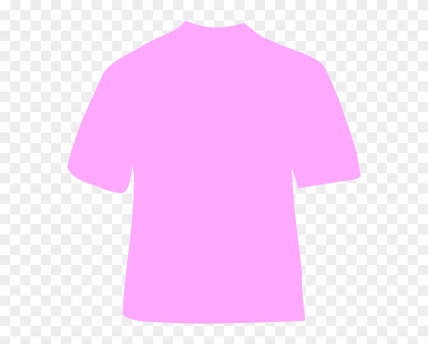 Powder T Shirt Clip Art At Clker Ⓒ - Powder Pink T Shirt - Png Download #5791045