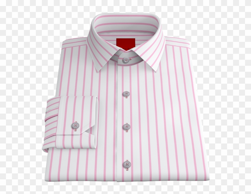 Pink Striped Twill S$200 - White Shirt Singapore Clipart #5791103