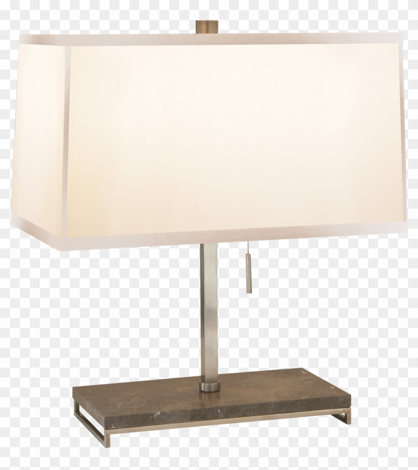 Philosophy Desk Lamp In Pewter With Silk Shade - Table Clipart