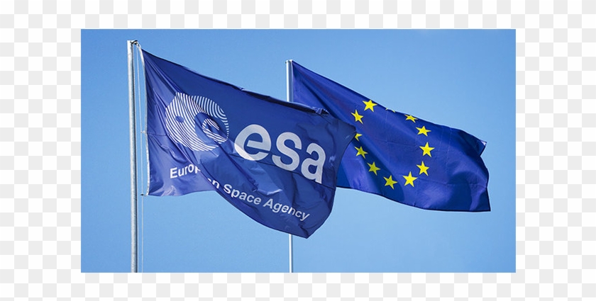 European Commission And Esa Sign Agreement To Support - Flag Clipart #5791512