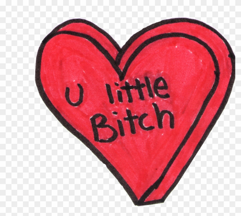 Transparent Offensive Text Tumblr Transparent Text - Heart Clipart #5791520