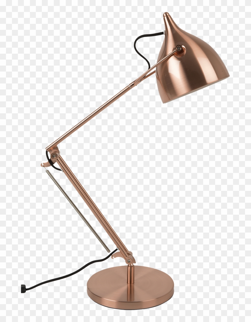 Desk Lamp Reader Copper - Tischlampe Kupfer Clipart
