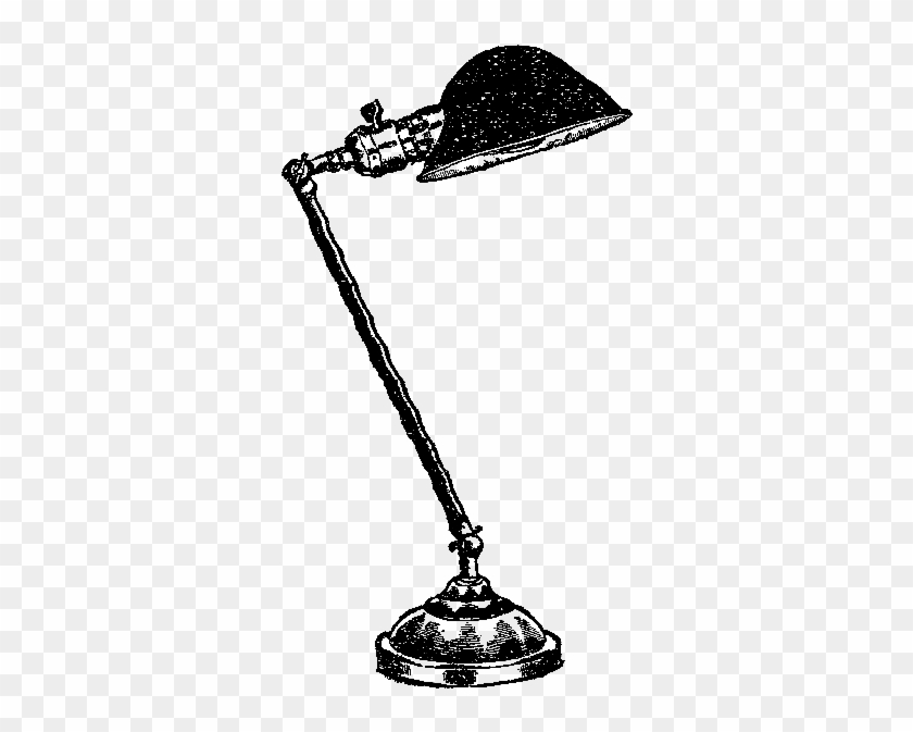 Desk Lamp Clipart Images Pictures - Digital Stamp - Png Download #5791669