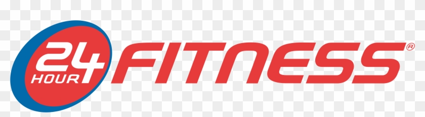 24 Hour Fitness Logo, Red-blue - Ocbc Bank Logo Png Clipart
