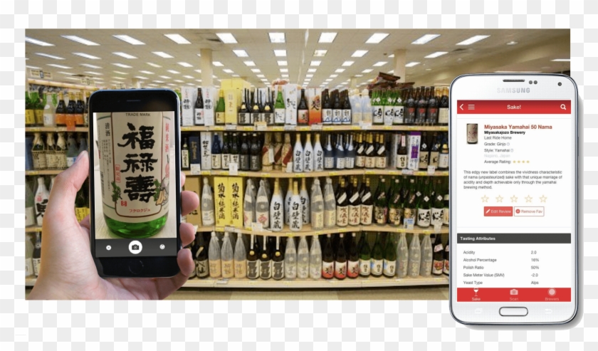 Discover Brands Image Recognition Sake - Liqueur Clipart