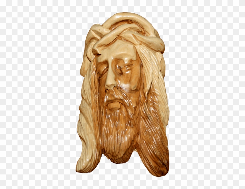 Jesus - - Wood Carving Of Jesus Face Clipart #5792688