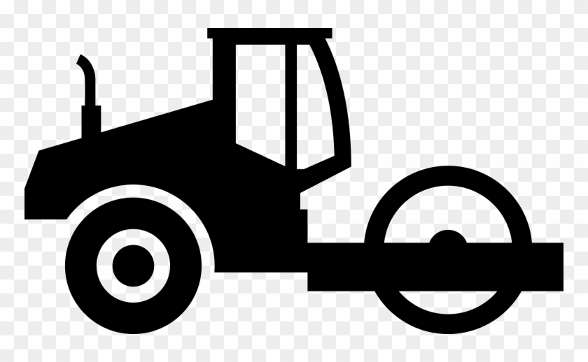Asphalt Clipart Sealcoating - Road Roller Icon - Png Download #5792752