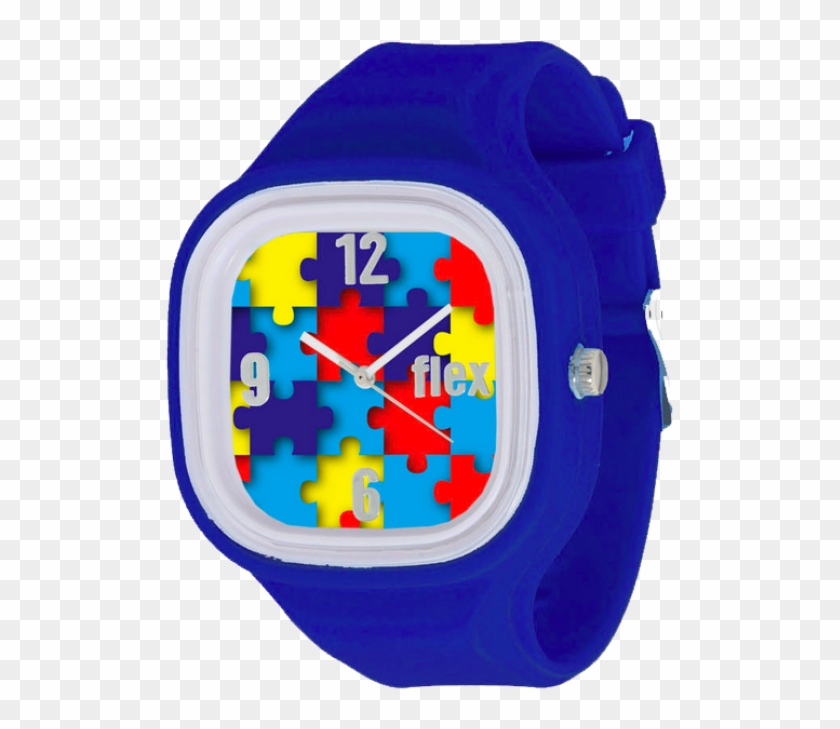 The Puzzle Flex Watch Which Represents Autism Awareness - Autism Watch Clipart #5793572