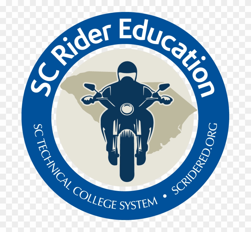 Motorcycle Rider Course - Graphic Design Clipart