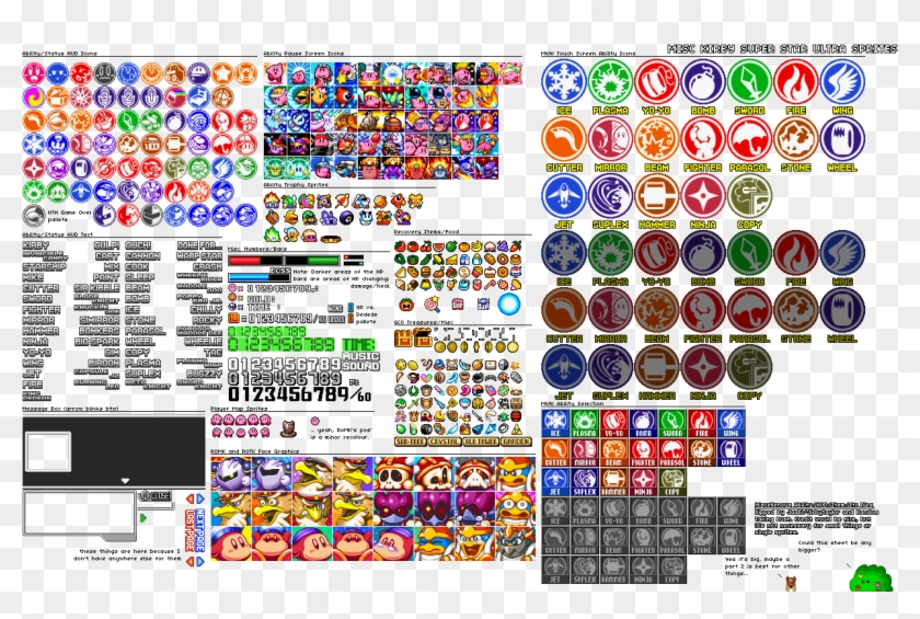 Kirby Super Star Ultra Rom Transparent Background - Kirby Super Star Icons Clipart
