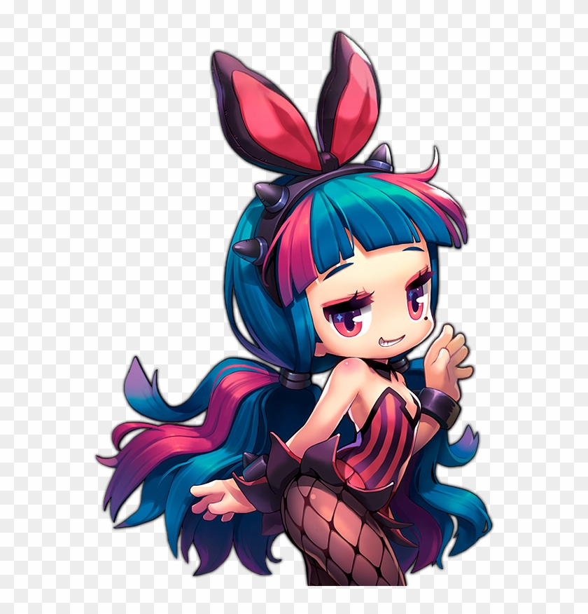 Maplestory 2 Bunny Girl Left By 77silentcrow-d9715qx - Kay's Event Wheel Maplestory 2 Clipart #5794401