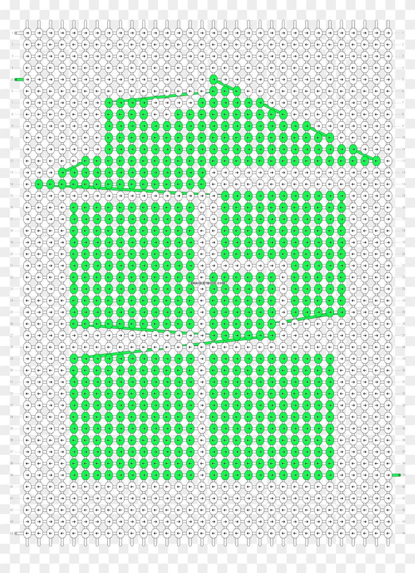 Alpha Pattern - Bts Friendship Bracelet Patterns Clipart