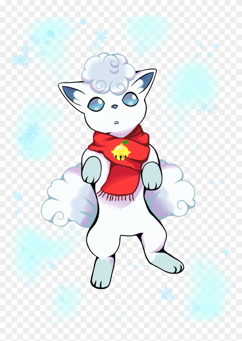 Alolan Vulpix - Cartoon Clipart #5794539