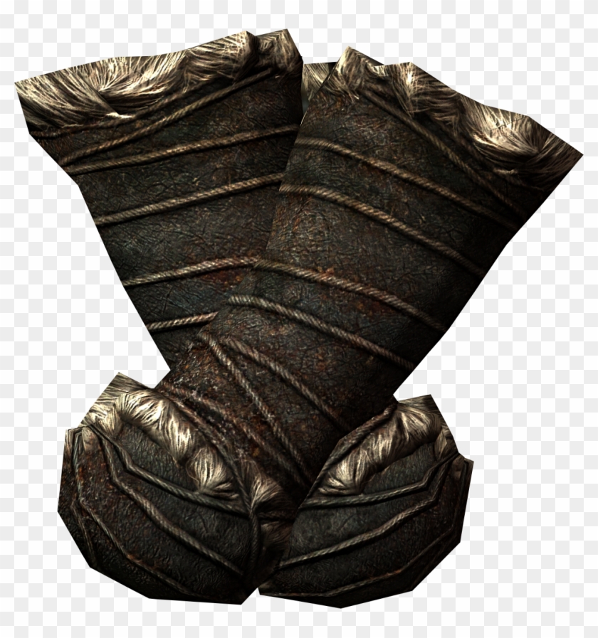 Fur Bracers Look - Skyrim Fur Gloves Clipart