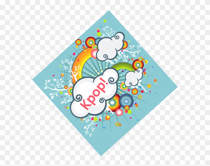 2ne1 - Rainbow Background Clipart