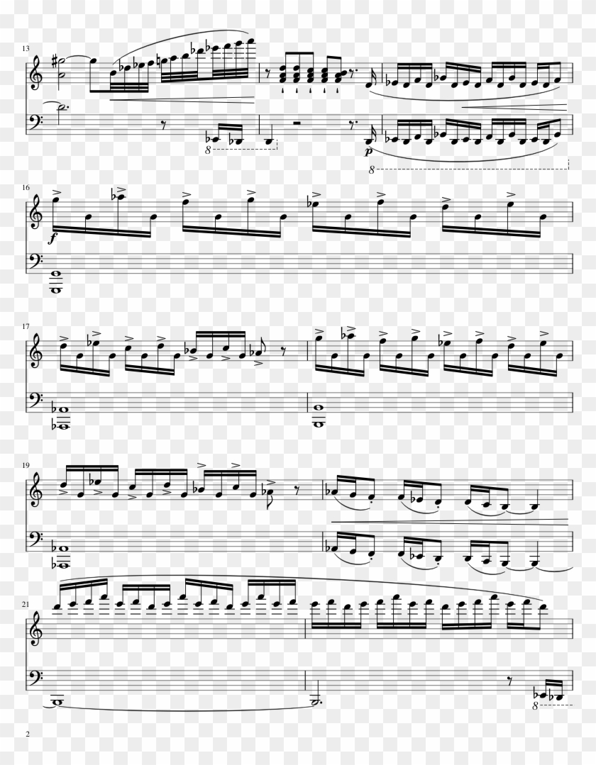 Goosebumps Theme Sheet Music Composed By Composed By - South Of The River Tom Misch Sheet Music Clipart #5795144