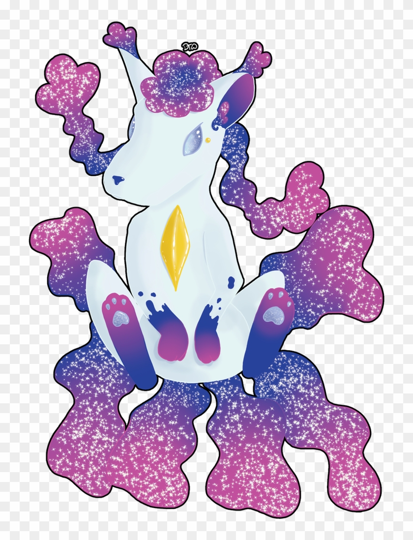 Alolan Vulpix X Cosmog Clipart #5795264