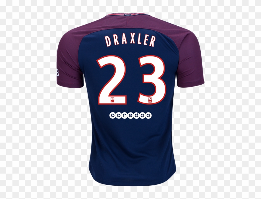 Paris Saint-germain 17/18 Home Jersey Draxler - Paris Saint Germain Neymar Jersey Clipart #5795477