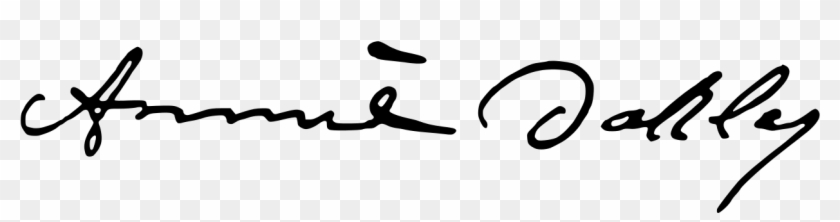 Annie Oakley Signature Clipart #5796208