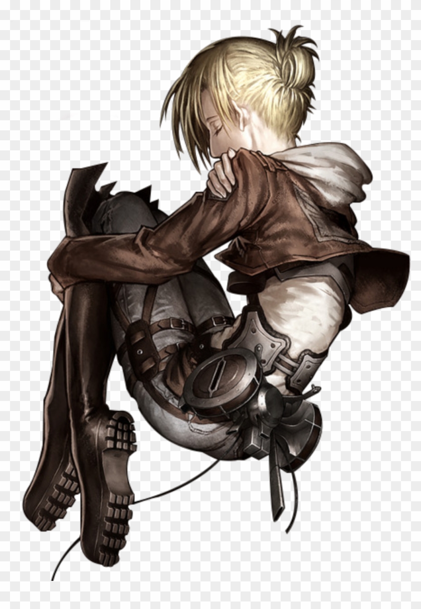 ©credits To Whom Belongs Anime - Annie Attack On Titan Wallpaper Iphone Clipart