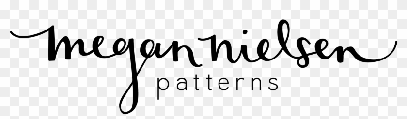 Megan Nielsen Logo Logo Patterns - Calligraphy Clipart