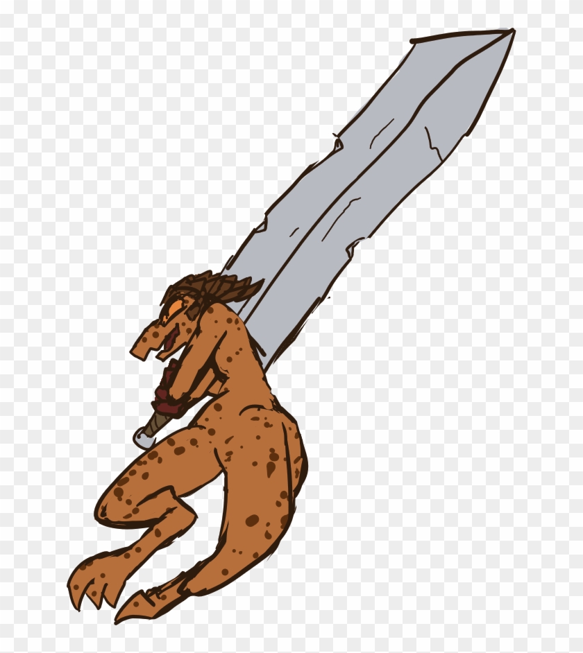 If You Give A Kobold An Ultra Greatsword - Pathfinder D&d Kobold Art Clipart