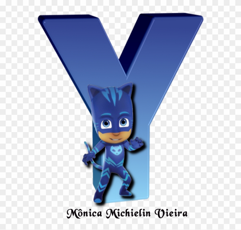 Alfabeto Catboy Png - Alfabeto Pj Masks Png Clipart