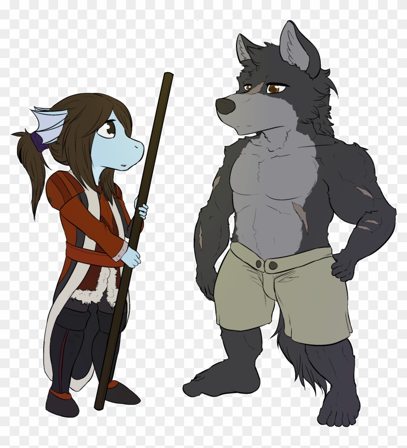 Greatsword And Sir Cries A Lot - Cartoon Clipart