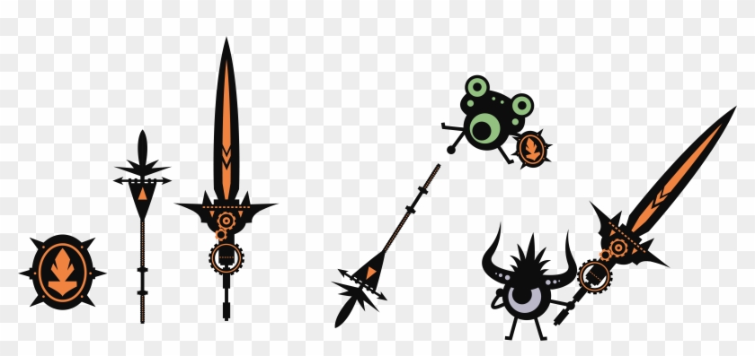 Kanogias Shield Greatsword - Greatsword Spear Clipart