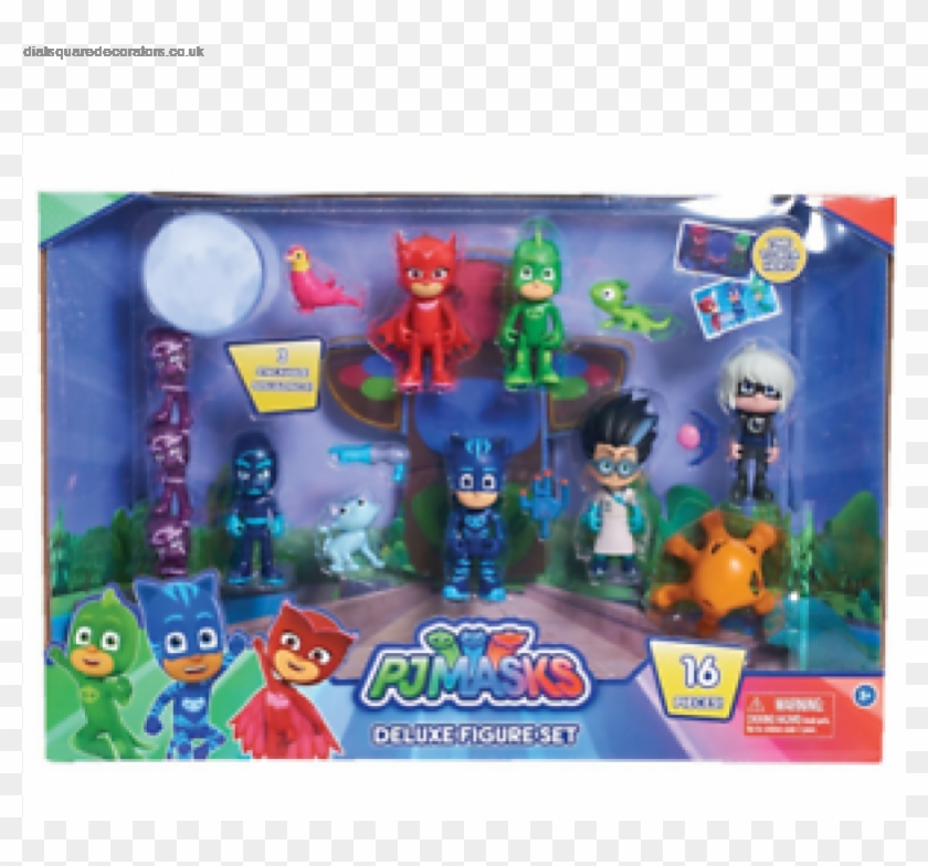 Brand Quality Fashion Deluxe Hero Figure Set Cat Boy - Pj Masks Characters Clipart #5797819