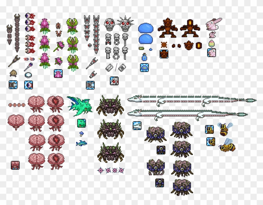 Terraria Light Pets Transparent Background - Terraria Bosses Sprites Clipart
