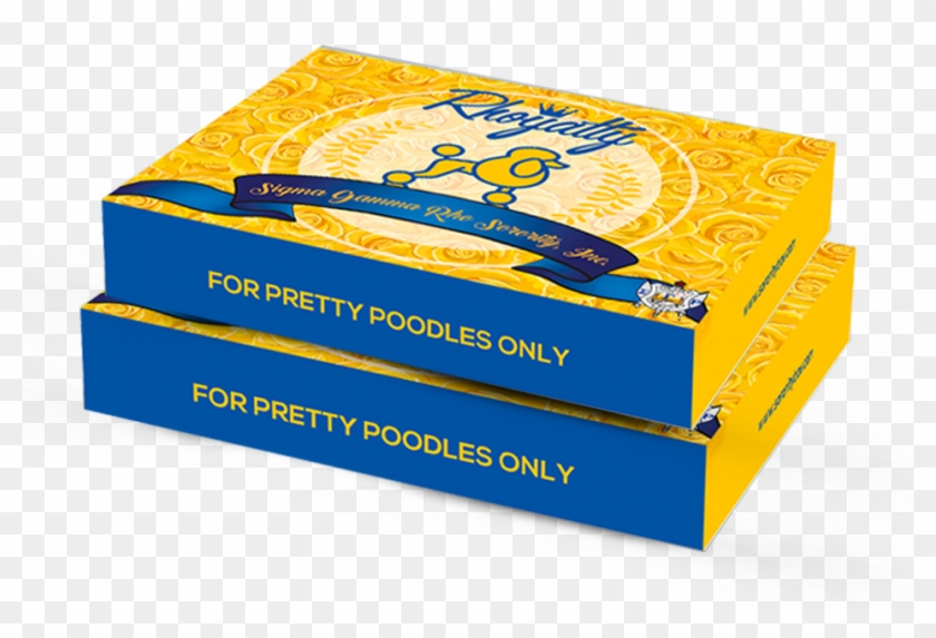 Why Is The Poodle Box The Best Place To Get Unique - Sigma Gamma Rho Poodle Box Clipart