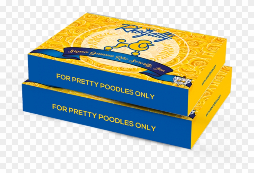 Why Is The Poodle Box The Best Place To Get Unique - Sigma Gamma Rho Poodle Box Clipart #5798135