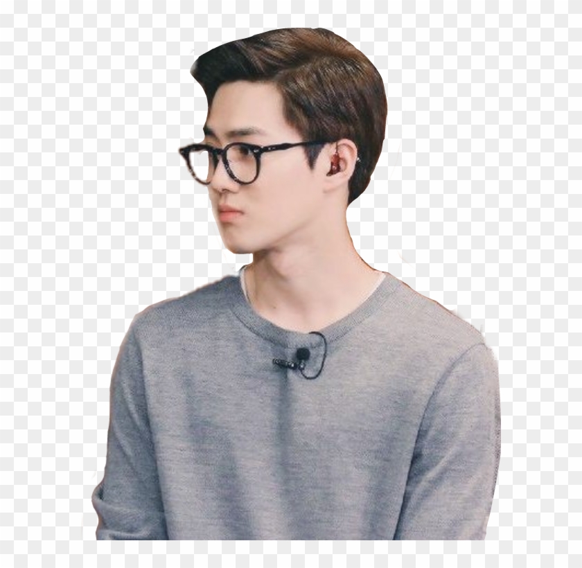 Junmyeon Exo Exo K Exo M Kimjunmyeon Suho - Glasses Clipart