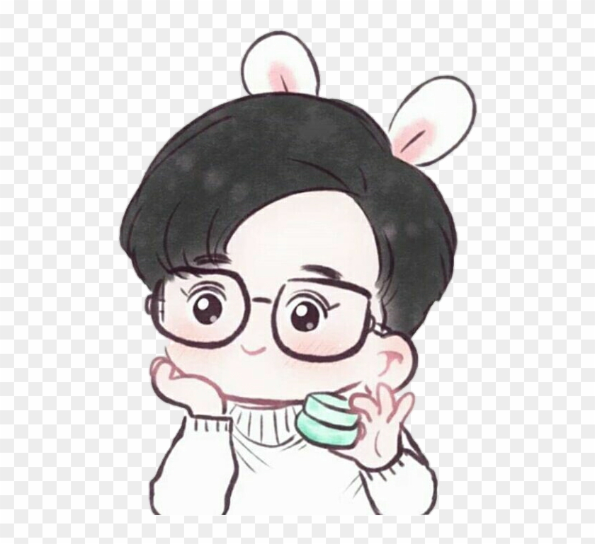 720 X 708 2 0 - Exo Xiumin Cute Draw Clipart #5798283