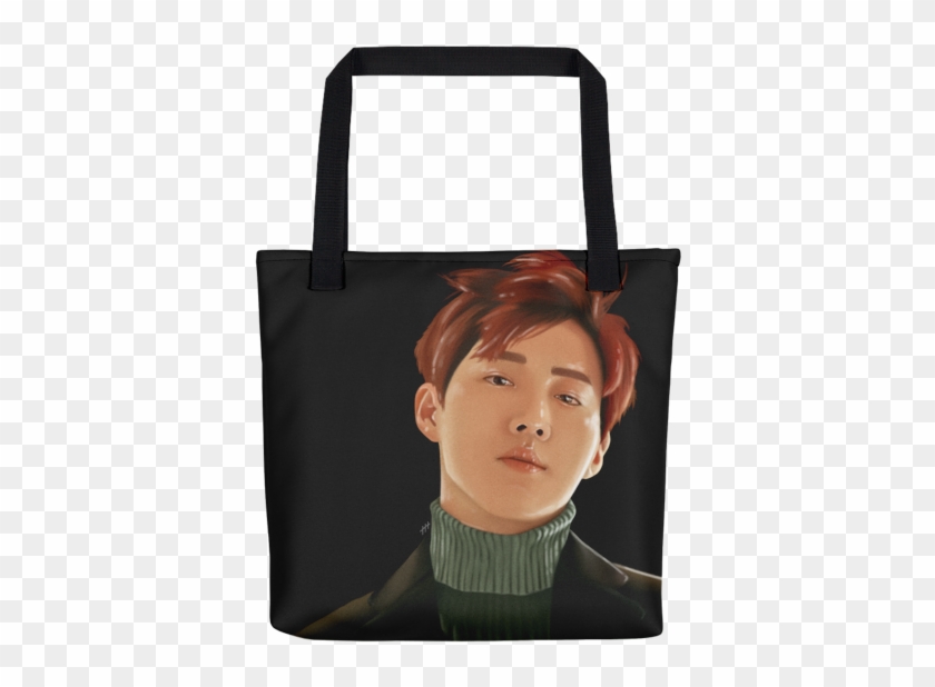 Exo Suho Totebag By Chancasso's Art He's So Beautiful - Aesthetic Tote Bag Design Clipart