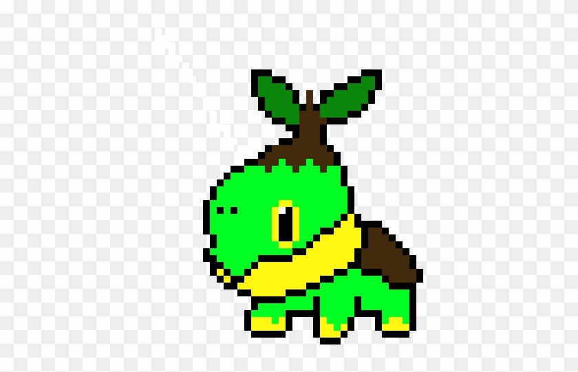 Turtwig - Pixel Art Minecraft Pokemon Clipart #5799152